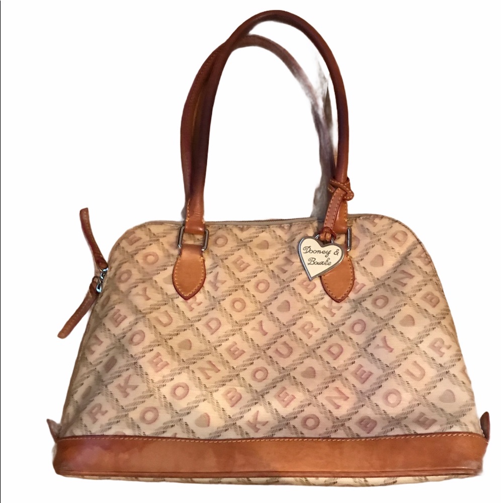 Dooney & Bourke Signature Crossword Satchel